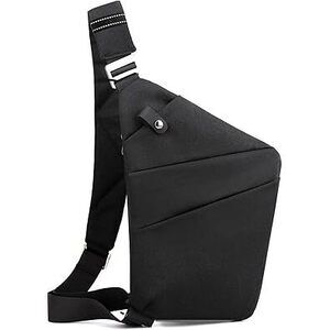 Anti Theft Travel Bag, One Shoulder Large Capacity Cross-Body Bag Chest Fashion